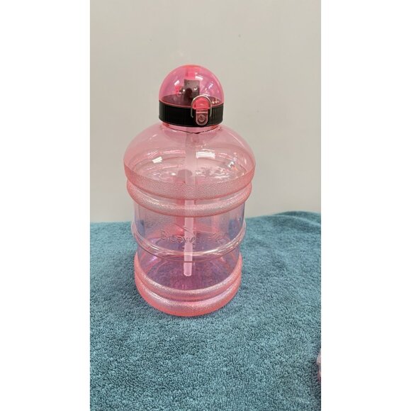 Bluewave Daily 8 Sports Water Bottle Jug w/2 Caps/Straw - Gym Fitness Diet 1.9L - Picture 6 of 16